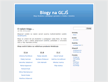 Tablet Screenshot of blogy.gljs.sk